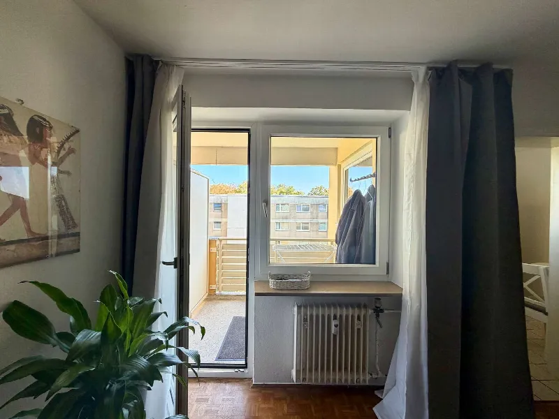 Ausblick Balkon in München