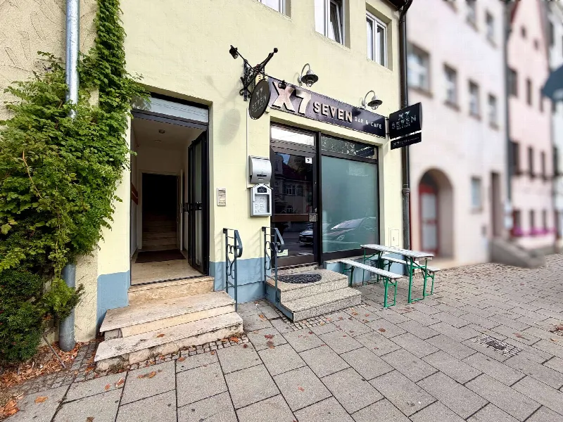 Straßenansicht in Augsburg
